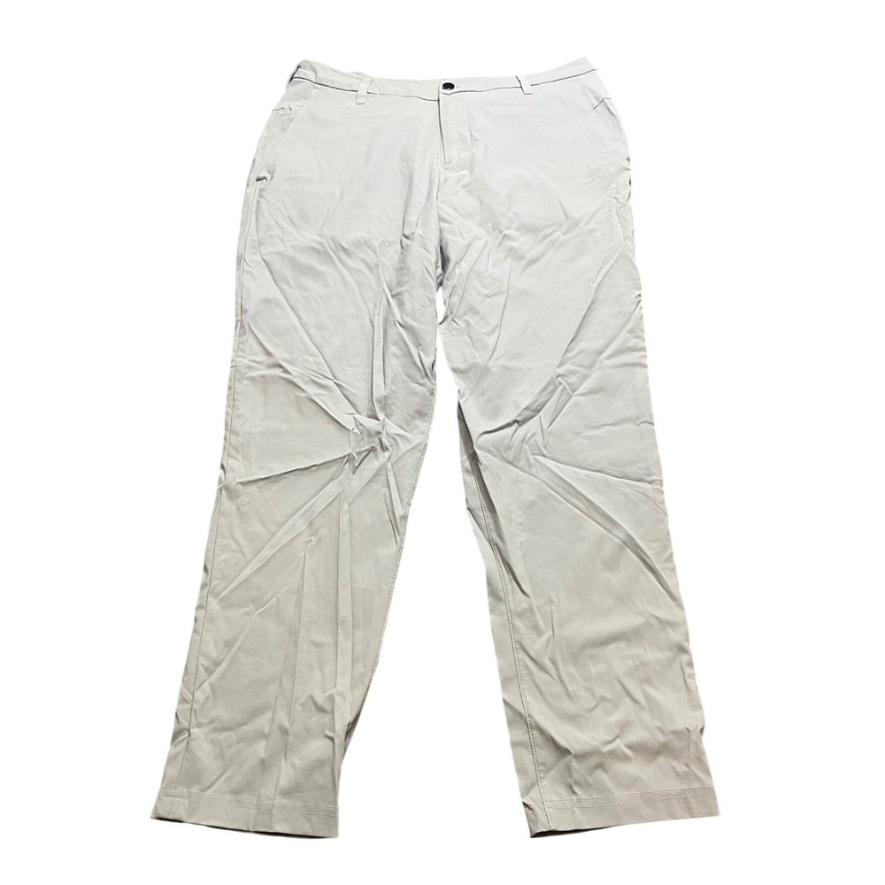 Lululemon Commission Golf Pants Men 34X30 Gray Vented Gusset Performance LM5AS8S